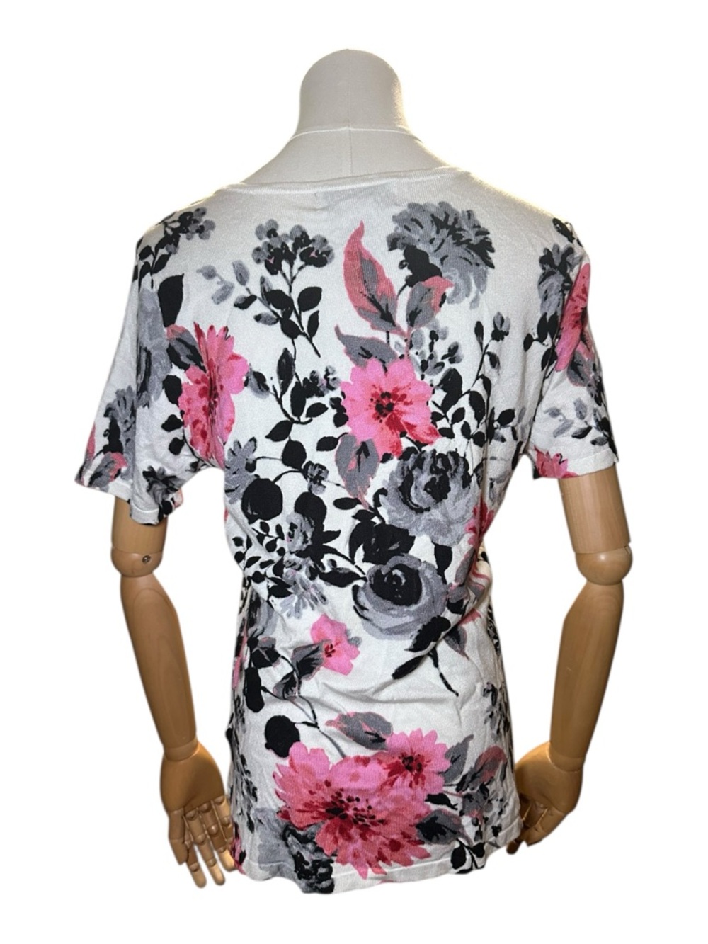Cathy Daniels Floral Knit Top NWT - Picture 6 of 6